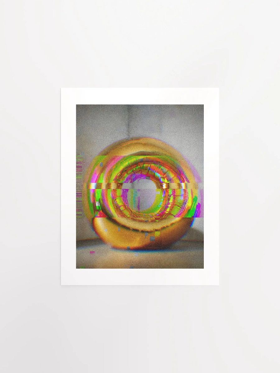 Golden Donut In The Corner - Print product image (1)
