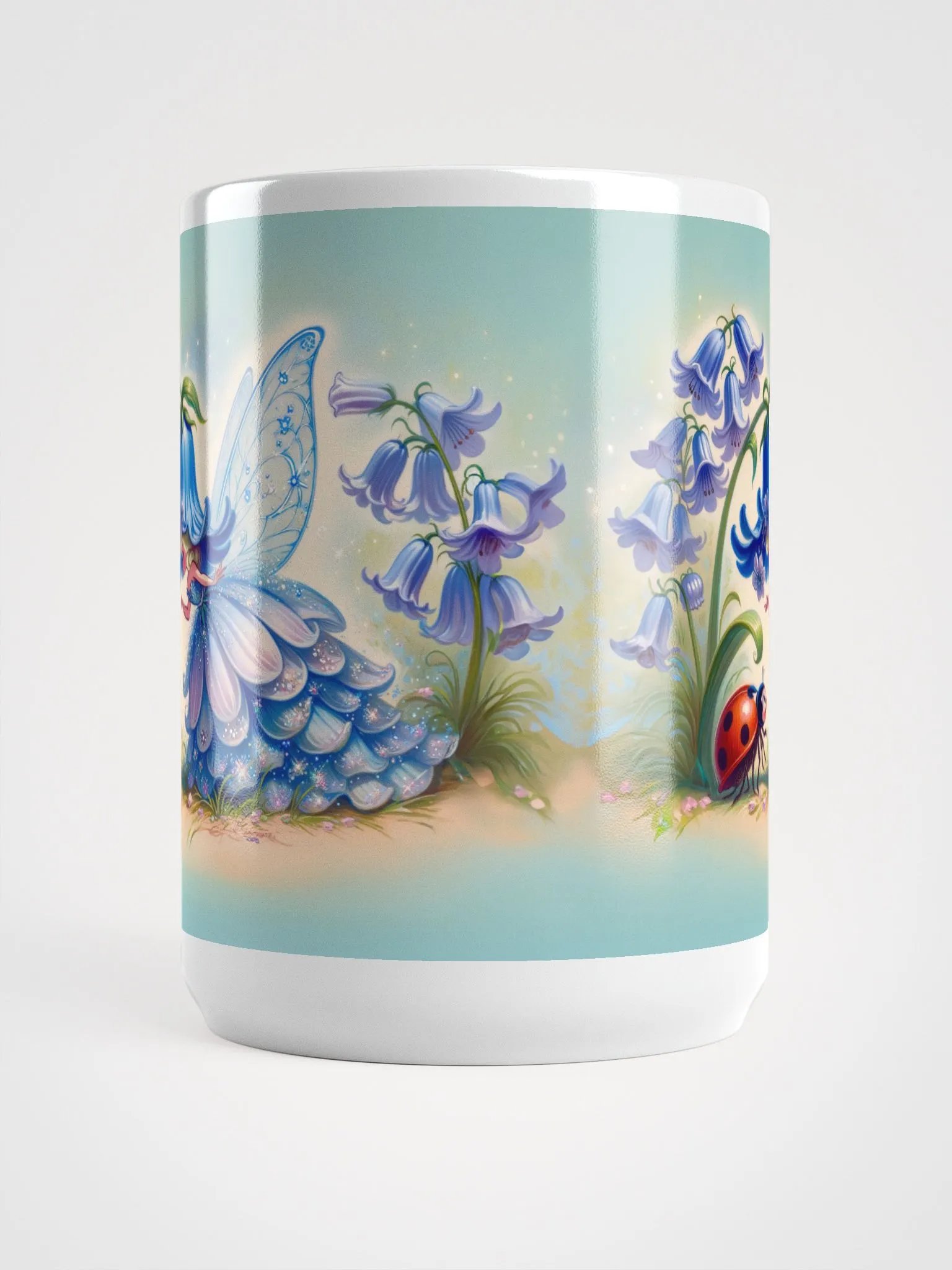 Bluebell Flower Fairy 15 oz White Mug product image (6)