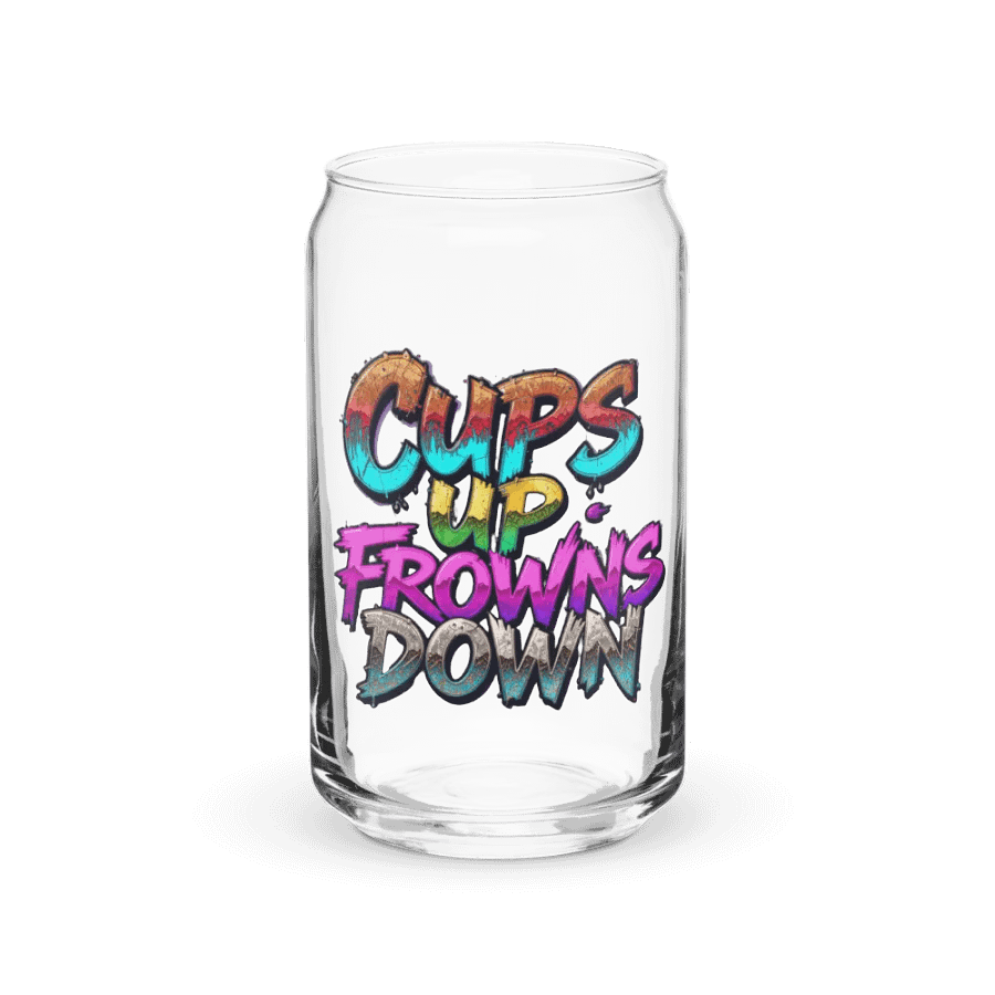 Vibrant Graffiti Can-Shaped Glass product image (2)
