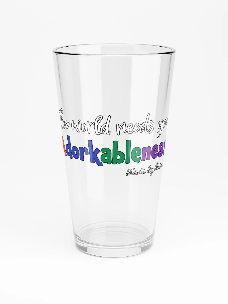 Adorkableness Pint Glass product image (3)