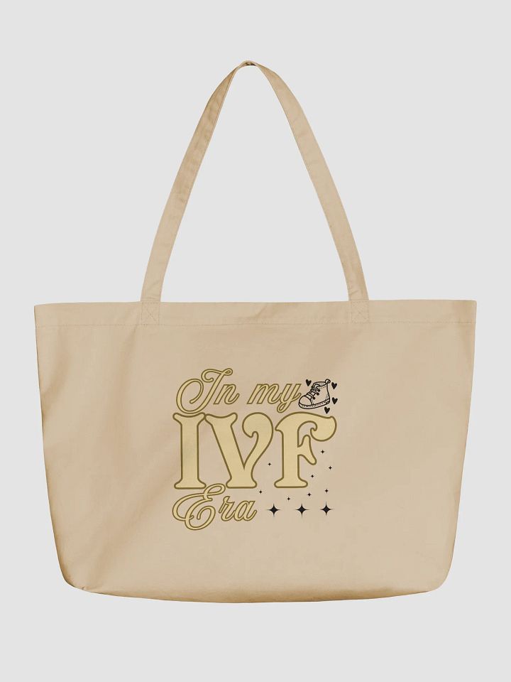 In My IVF Era, Pregnancy Treatment, Eco Tote Bag - Cream product image (1)