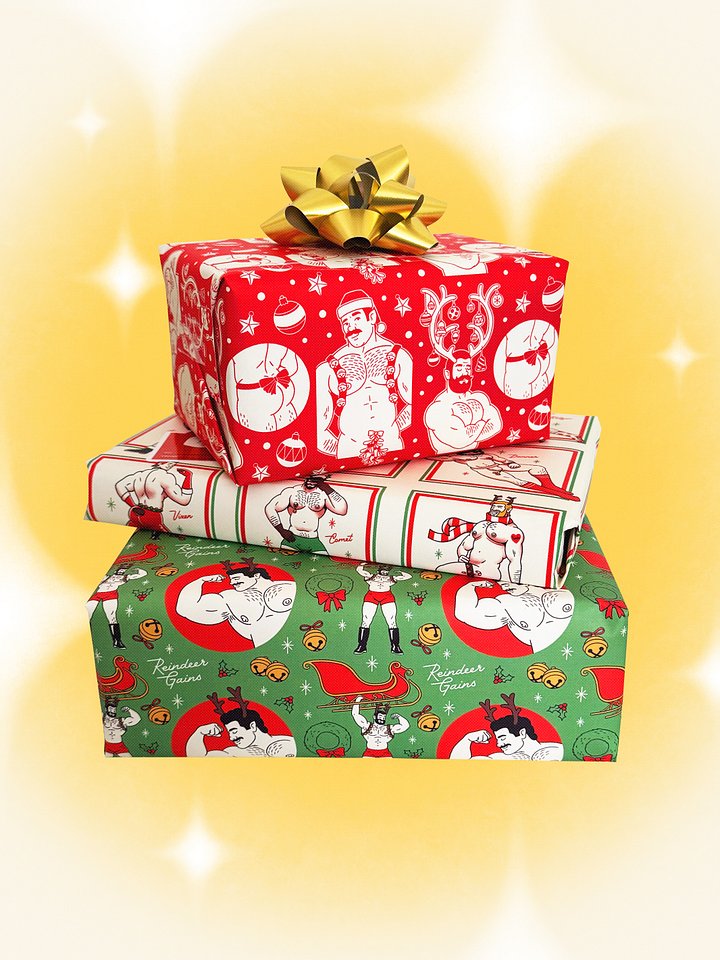 Reindeer Gains Giftwrap Set product image (1)