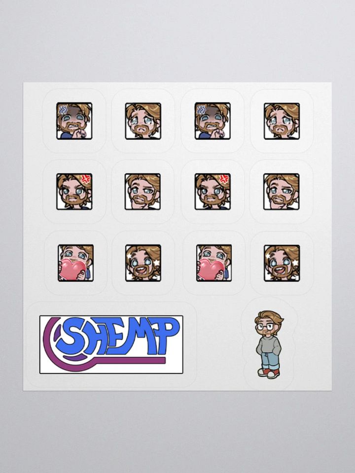 Emote Stickers (Plus 2 Bonus Stickers!) product image (1)