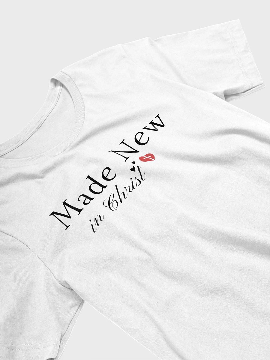 Made New In Christ Christian Faith Bella Canvas T-shirt - Light product image (16)