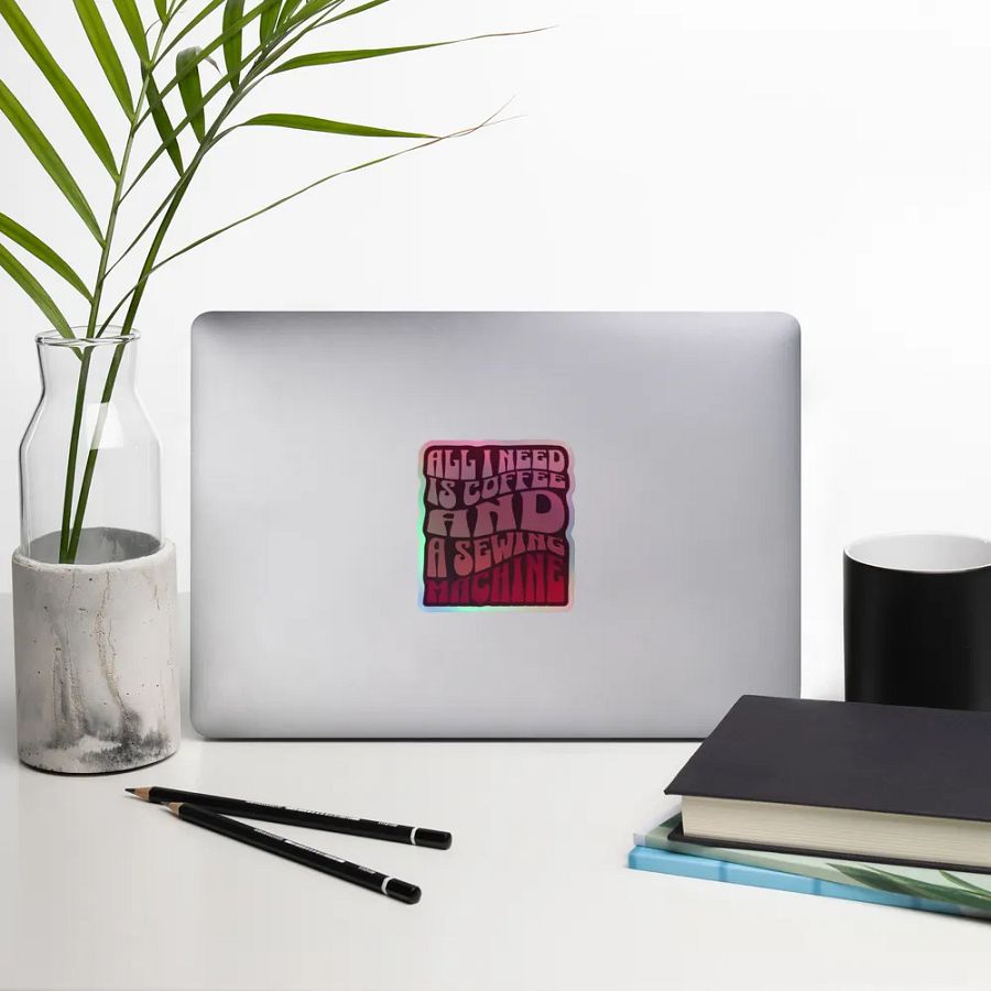 All I Need is Coffee and A Sewing Machine (Sticker) product image (10)