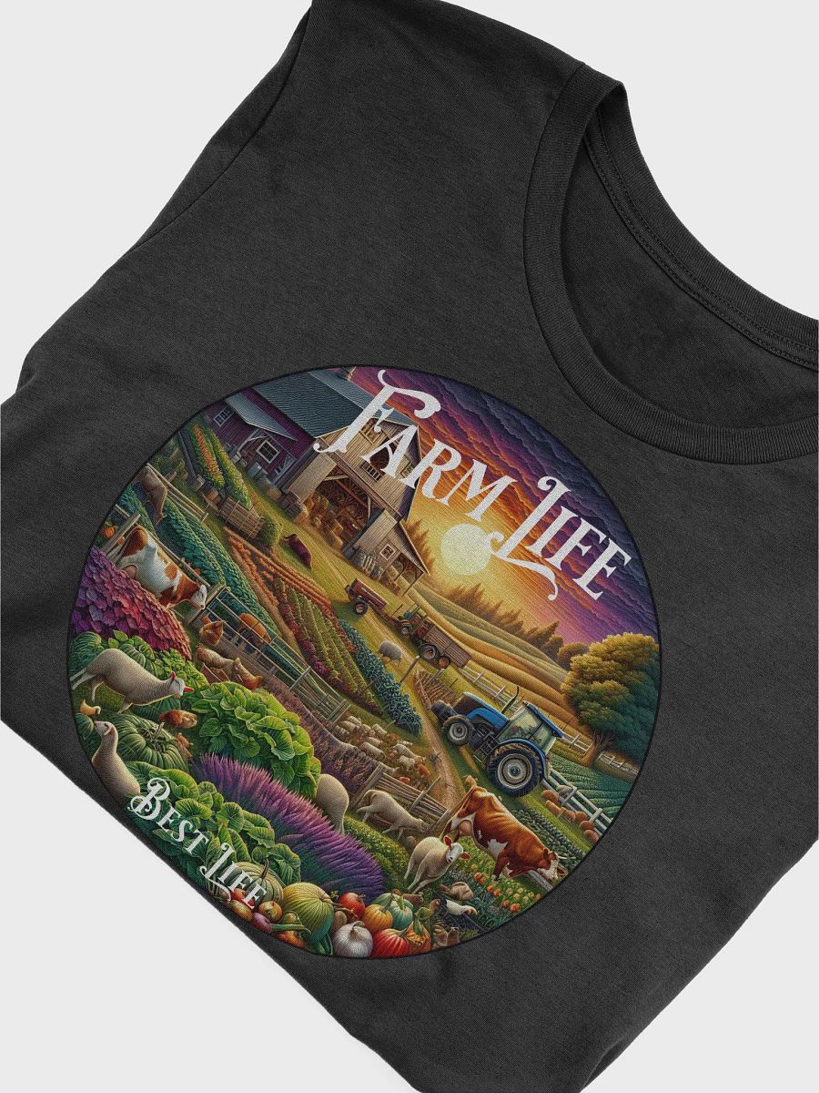 Farm Life, Best Life T-shirt | Heart of the Farm | Country Roots, Simple Joys | Peace in the Fields | Fulfillment in Every Harvest | Farm Life, Soul Satisfied product image (6)
