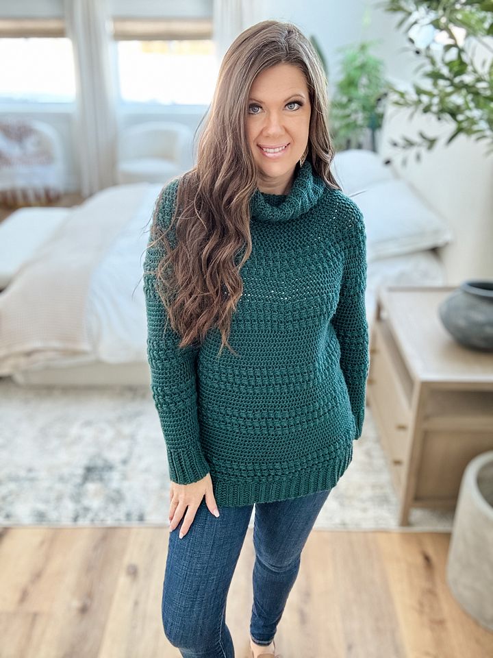 Cranberry Biscotti Sweater Crochet Pattern product image (2)