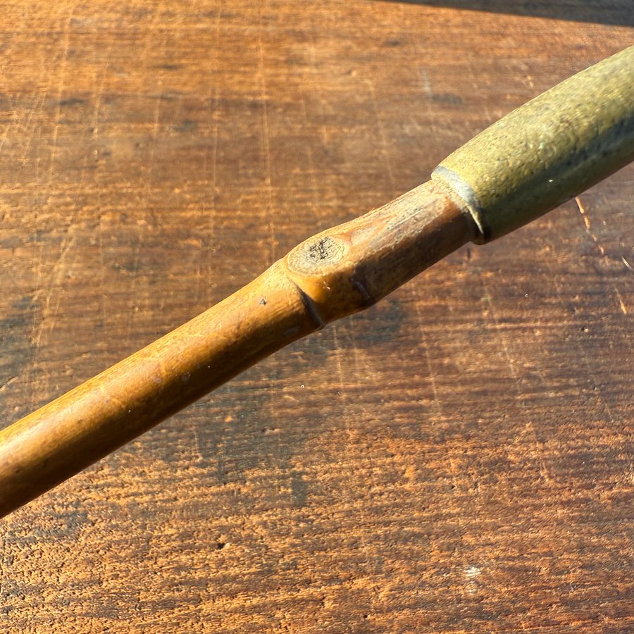 🎎 Japanese Kiseru Smoking Pipe – Early Showa Era with Burned Bowl and Bonus Bowl Head – Japan Antique Roadshow product image (3)
