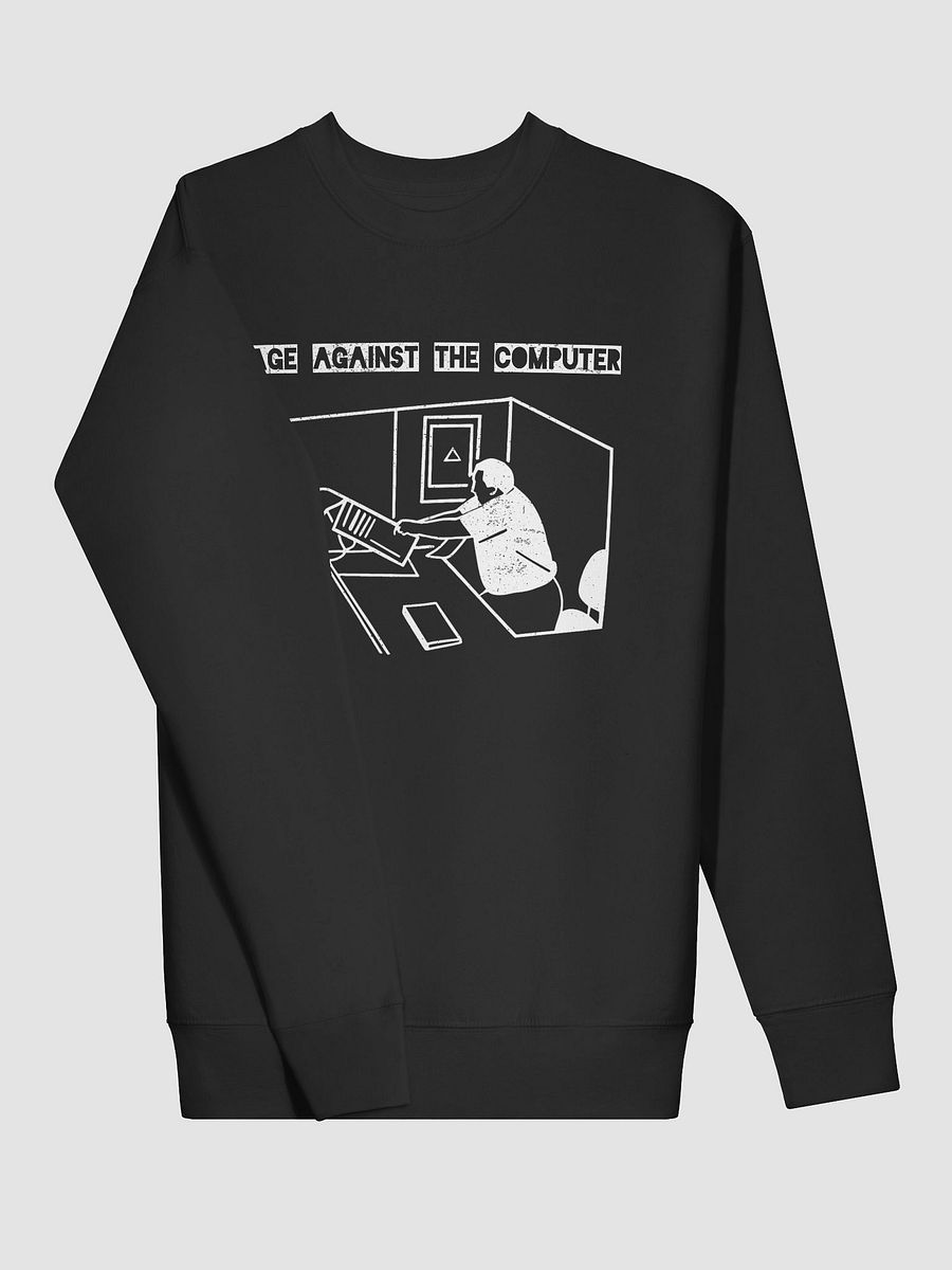Rage Against the Computer – Office Meltdown Meme | Doodle Sweatshirt product image (3)