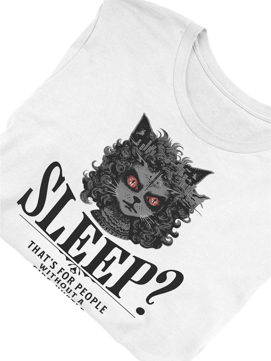 Sleepless Hustle: No Sleep, Just Side-Gigs in Vivid Black T-Shirt product image (7)