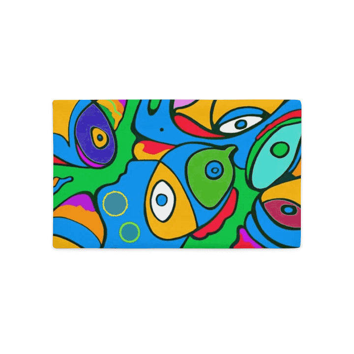 Vibrant Fusion All-Over Print Pillow Case product image (5)