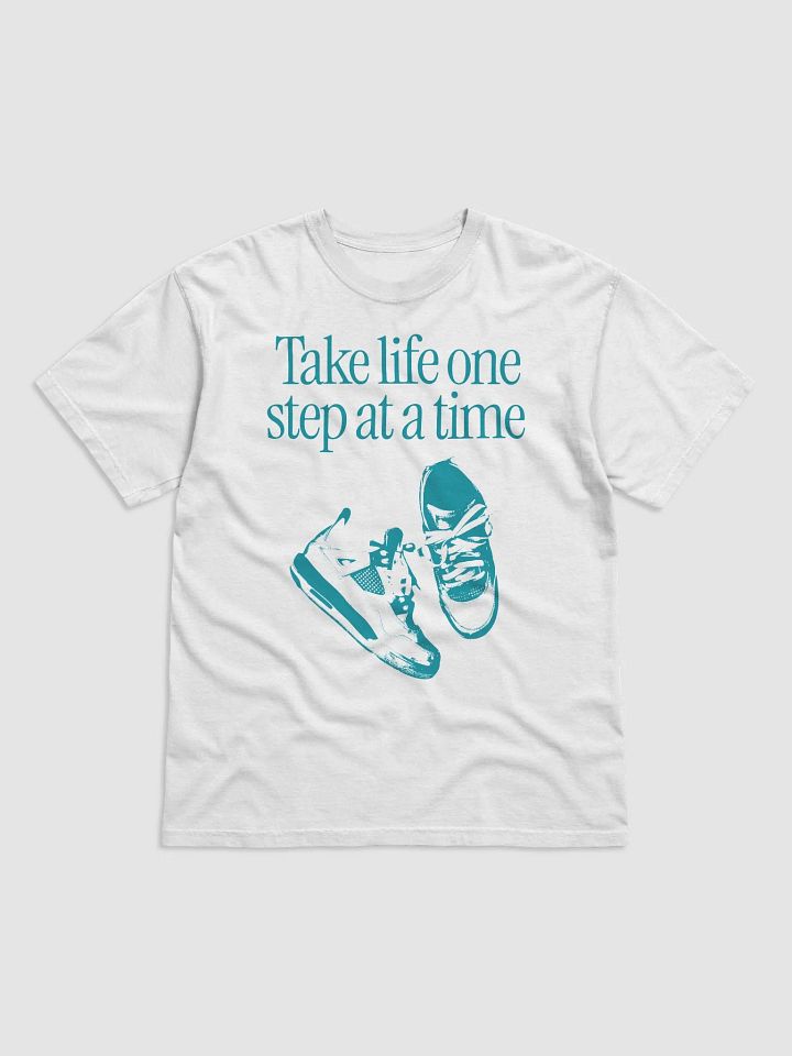One Step at a Time Blue Sneaker T-Shirt product image (1)