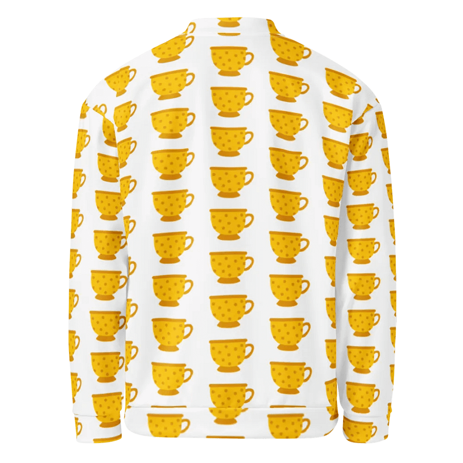 Polka Dot Tea Party All-Over Print Bomber Jacket product image (4)