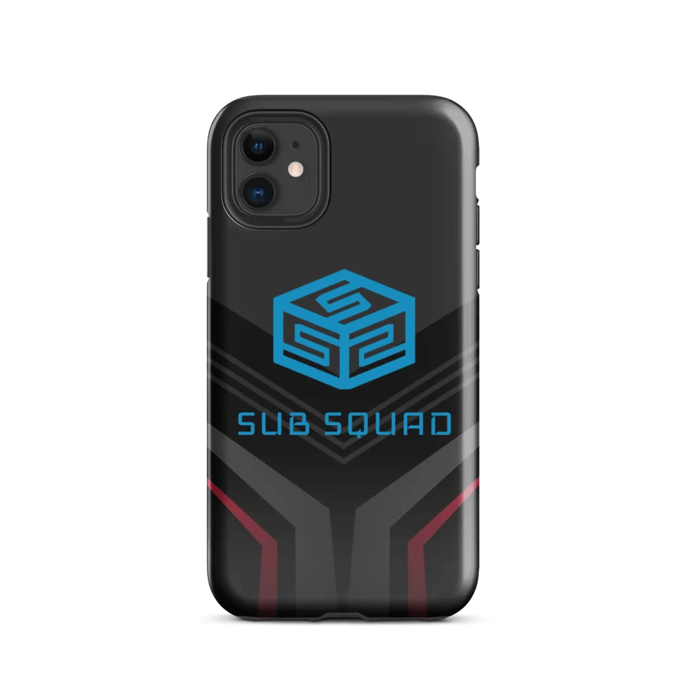 Sub Squad Official Tough iPhone® Case - Red & Black product image (2)