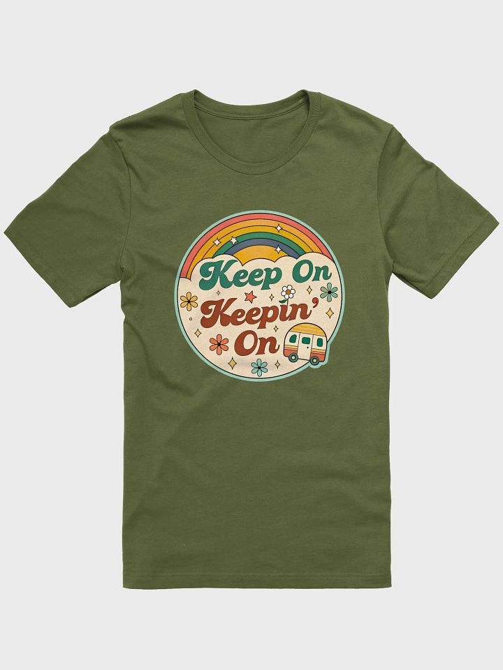 Retro Rainbow 'Keep On Keepin' On' T-Shirt product image (10)