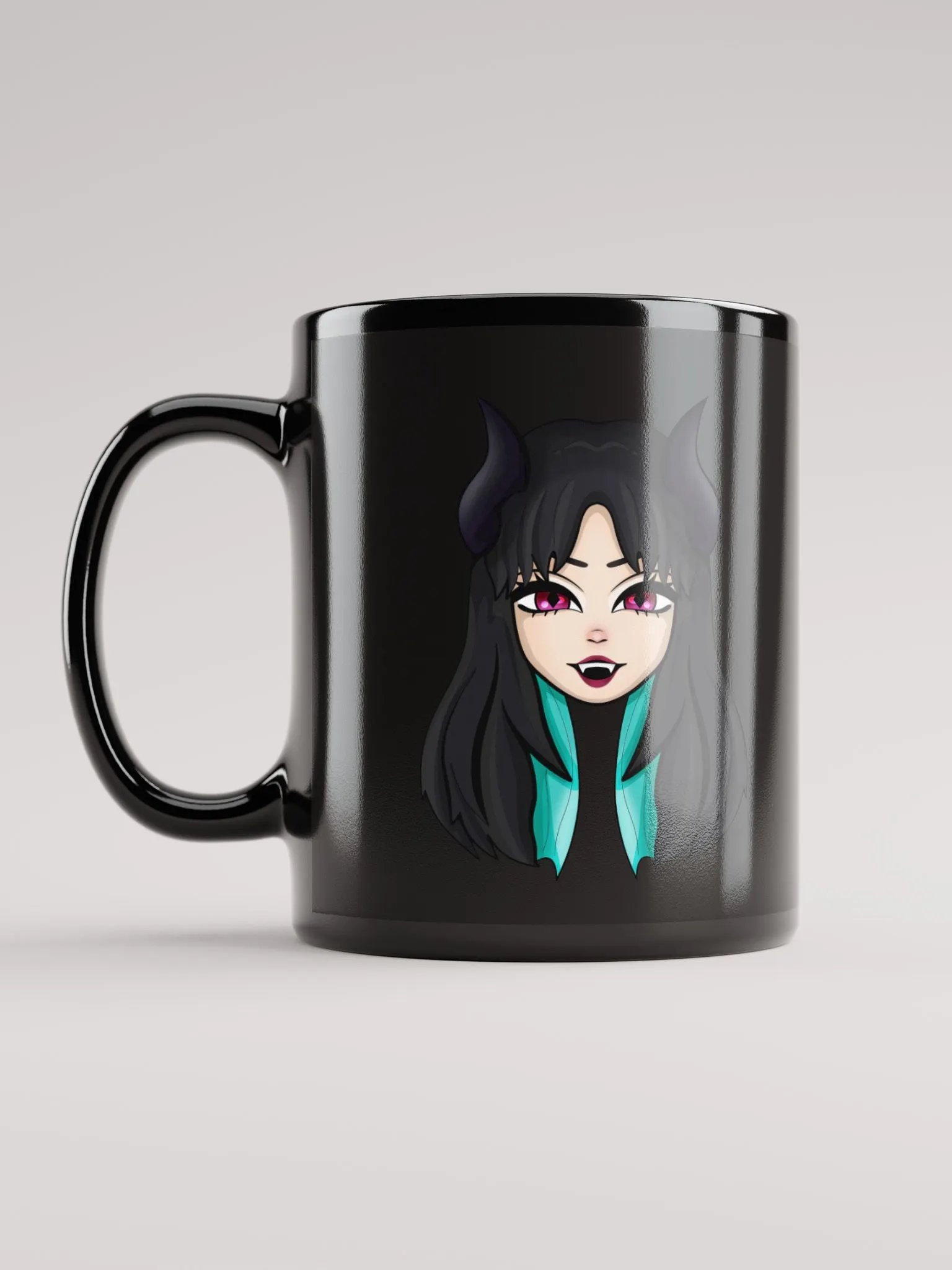 Bex Black Glossy Mug product image (3)