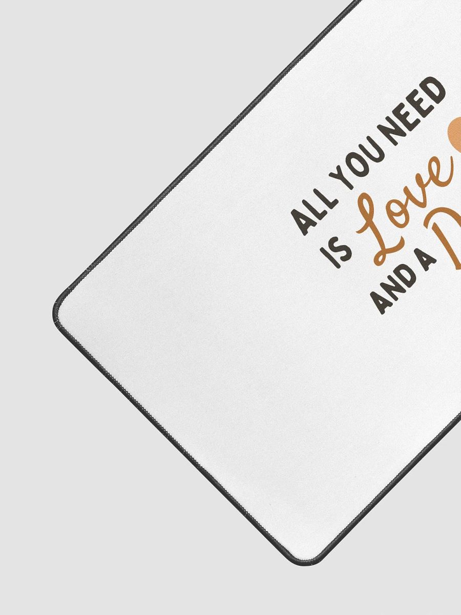 Love and a Dog Desk Mat product image (3)