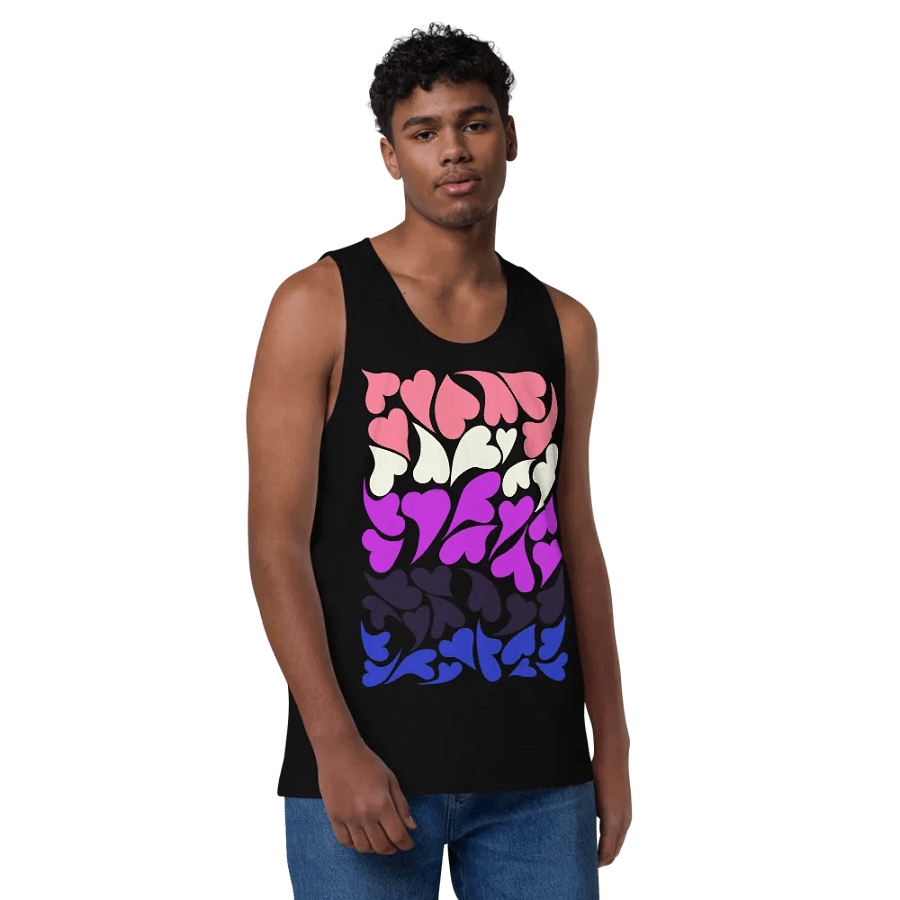 Nestled PRIDE Genderfluid Tank Top product image (9)