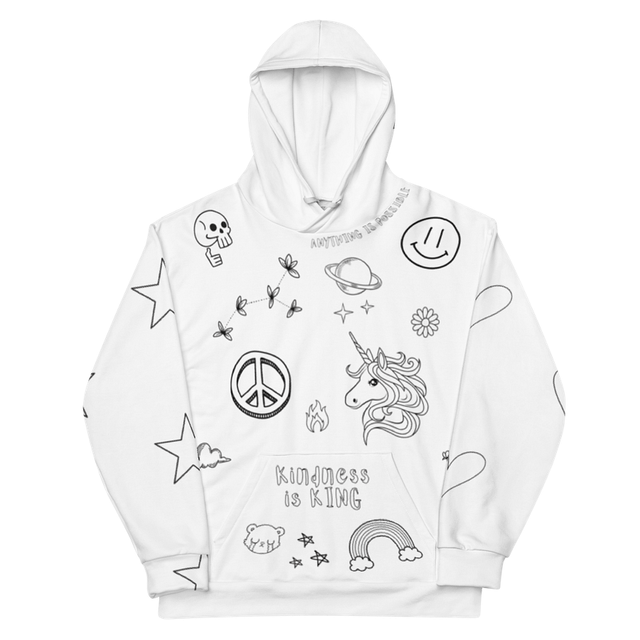 ADULT Hoodie - White product image (3)