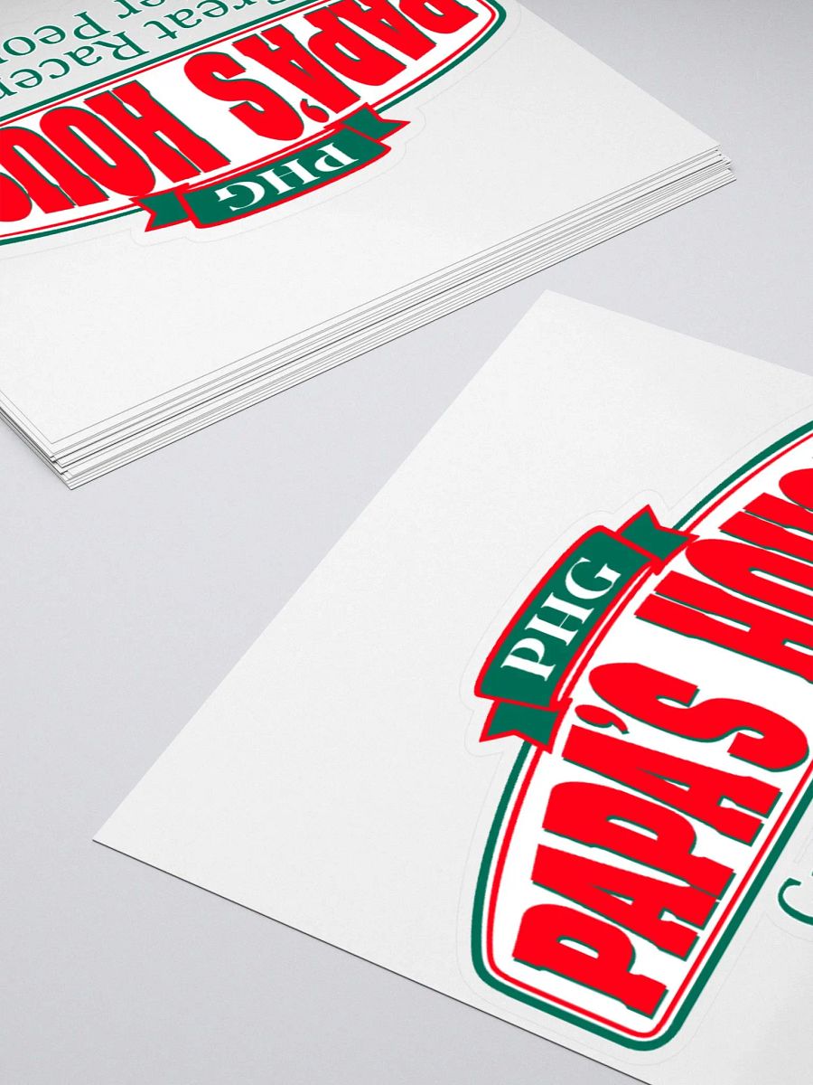 Papa's House Racing Emblem Stickers product image (3)