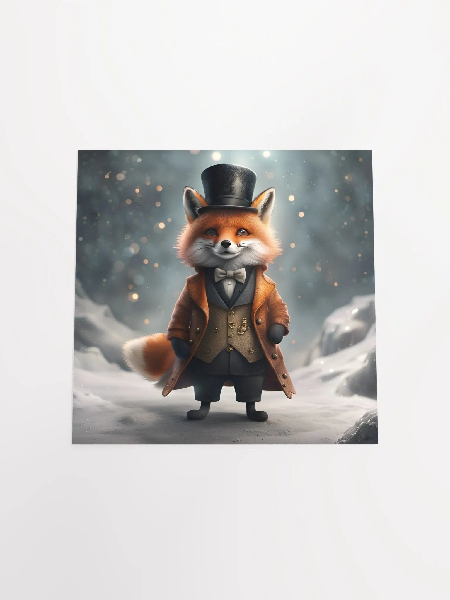 Smart Dressed Fox Poster product image (11)