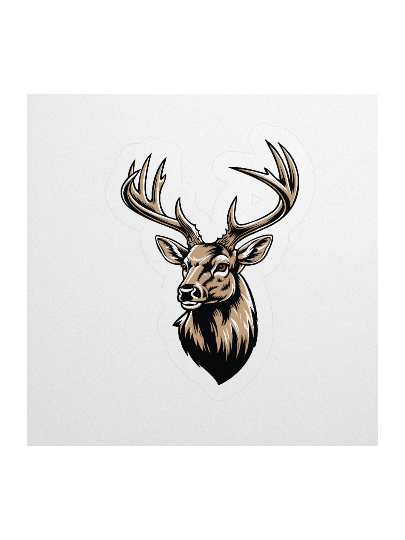 whitetaildeer sticker product image (2)