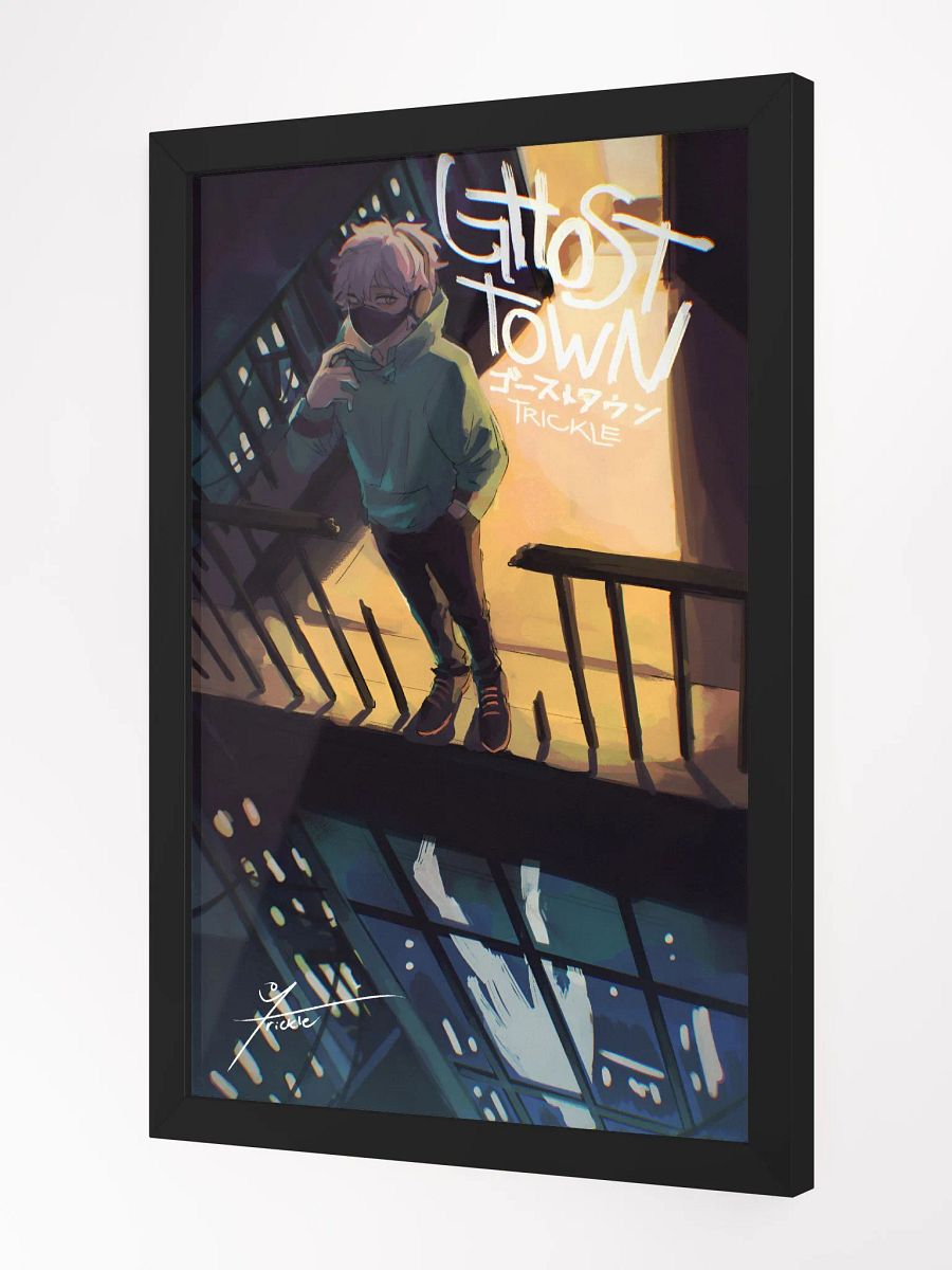 Signed + Framed Ghost Town Poster product image (2)