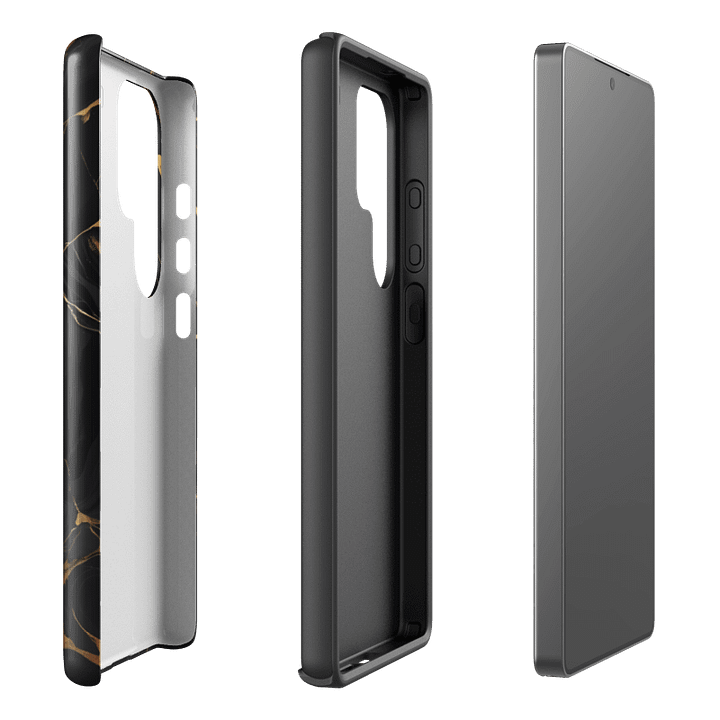 Tough Case for Samsung – Ebon Gold Waves product image (47)