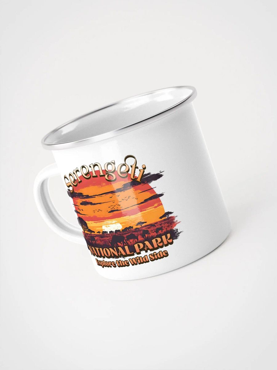 Serengeti National Park Sunset Enamel Mug product image (3)
