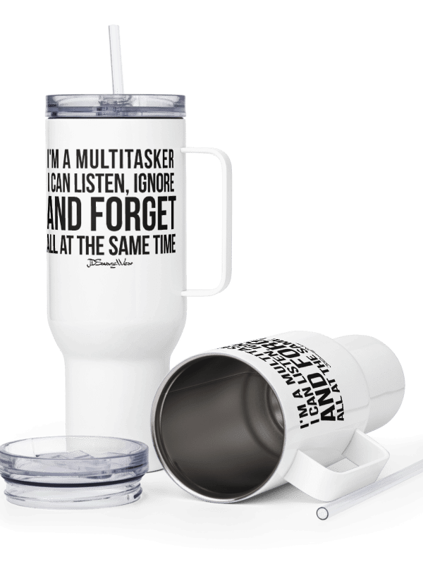 Multitasker Stainless Steel 40oz Travel Mug product image (4)