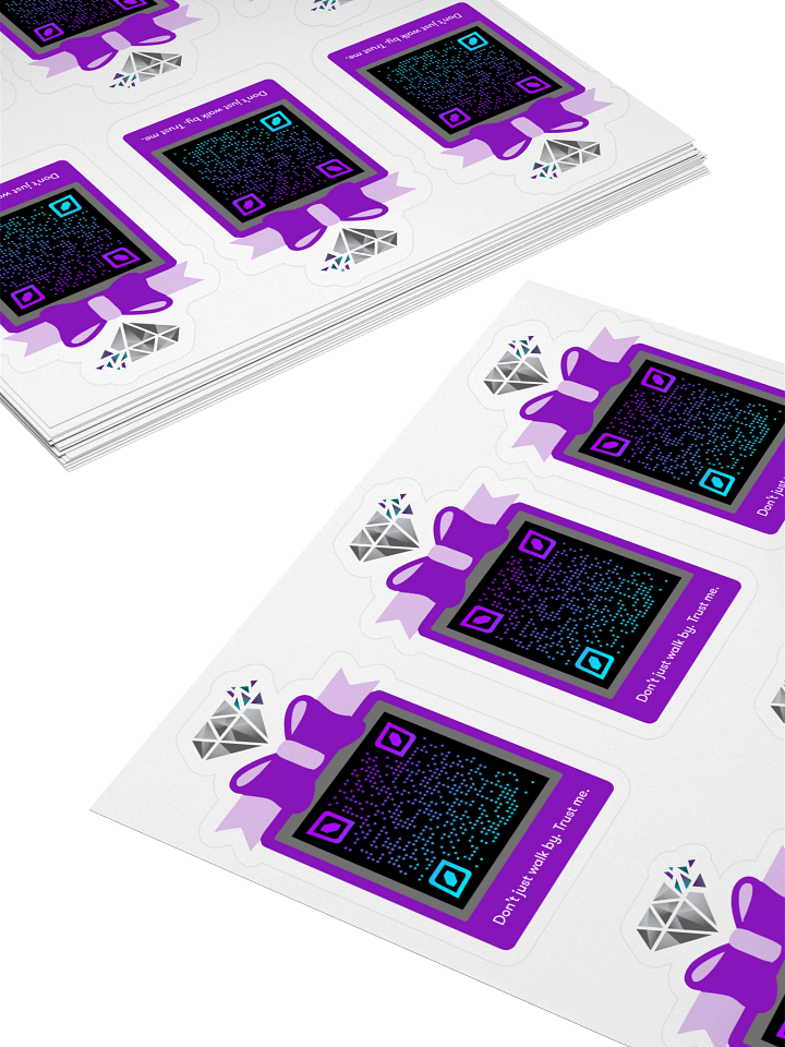 QR Code Sticker Sheet 1 - Multid Store product image (1)