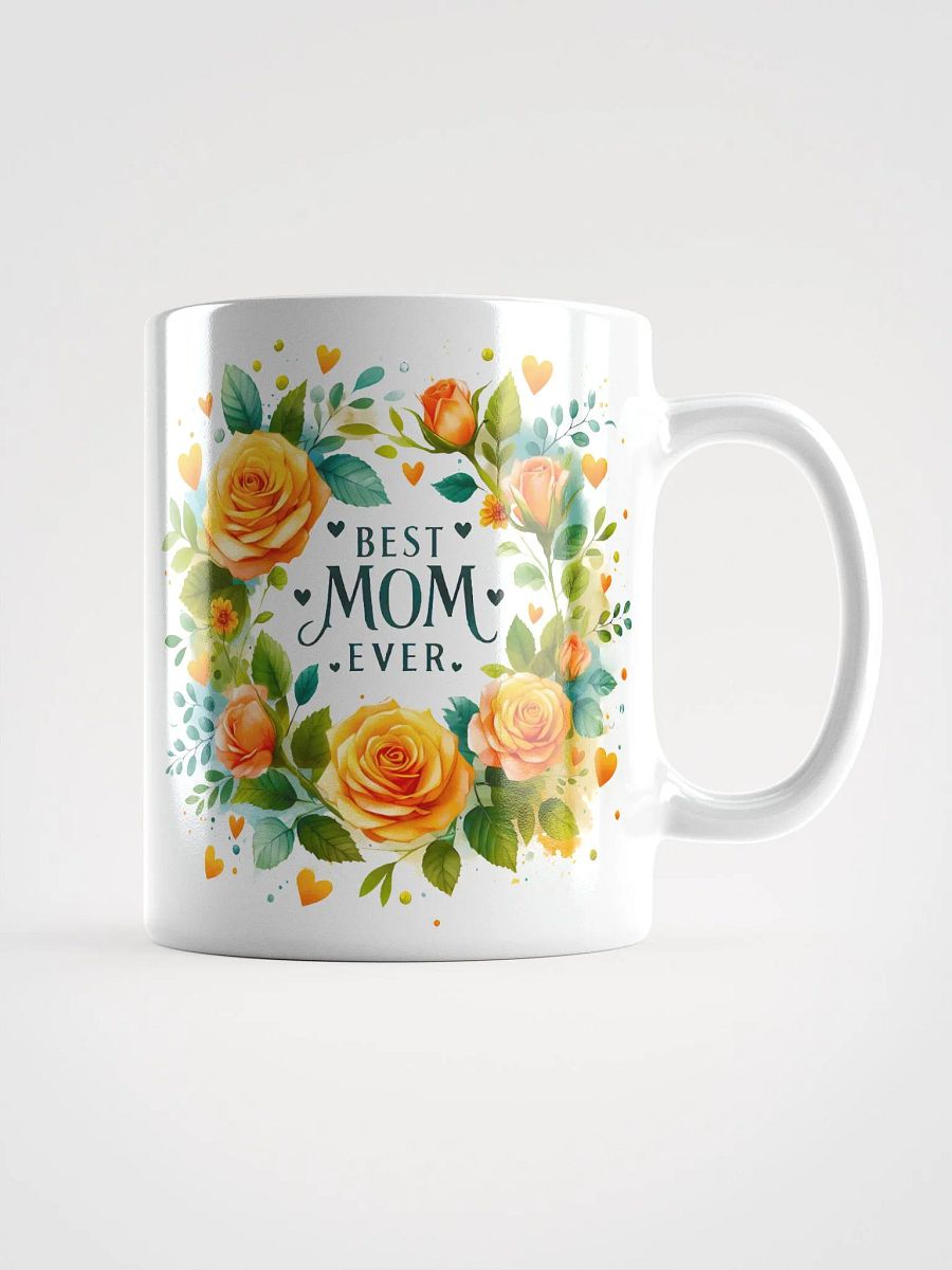 Vibrant Floral Wreath Best Mom Ever Mug product image (1)