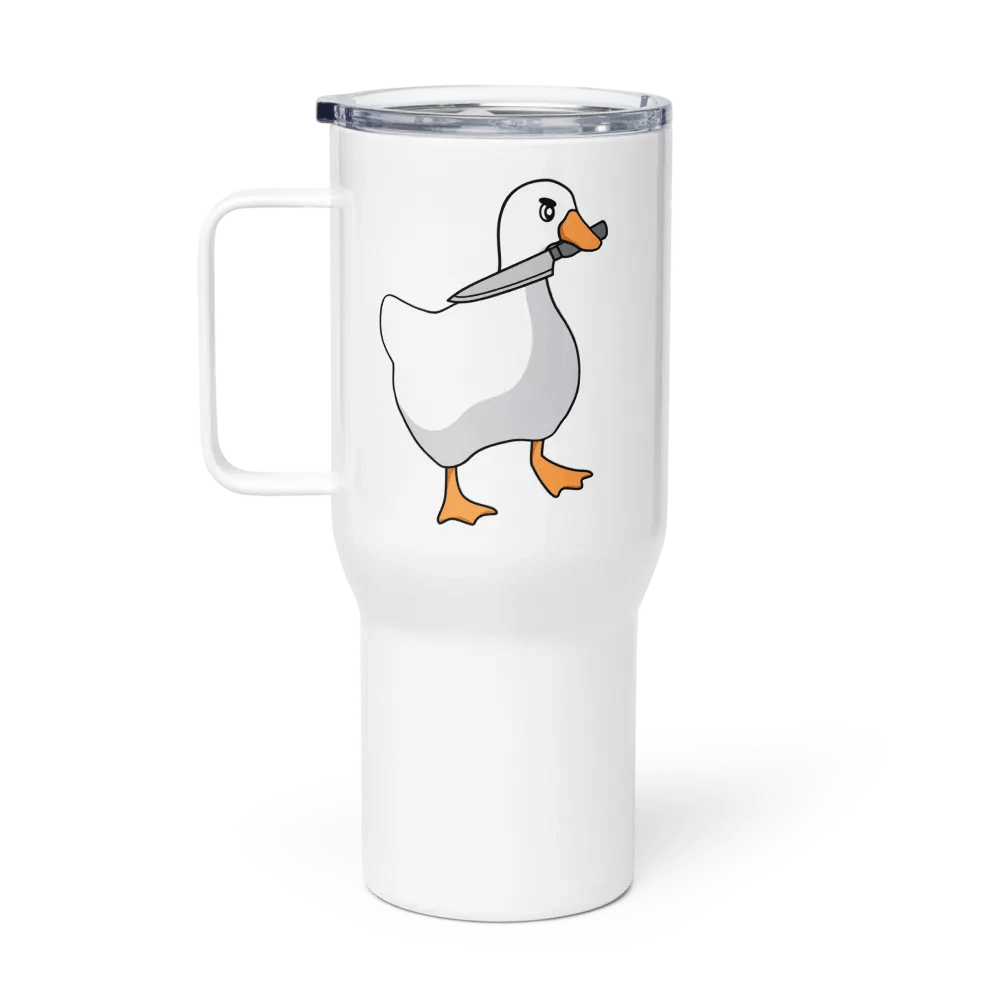 Hostile Geese 25 oz Travel Mug product image (1)