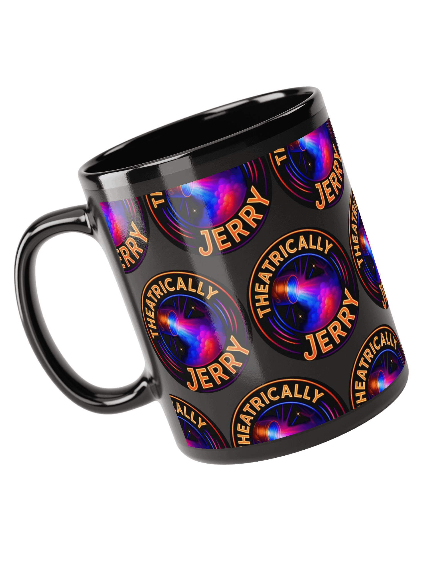 Limited Edition Theatrically Jerry Obsidian Black Coffee Mug product image (5)