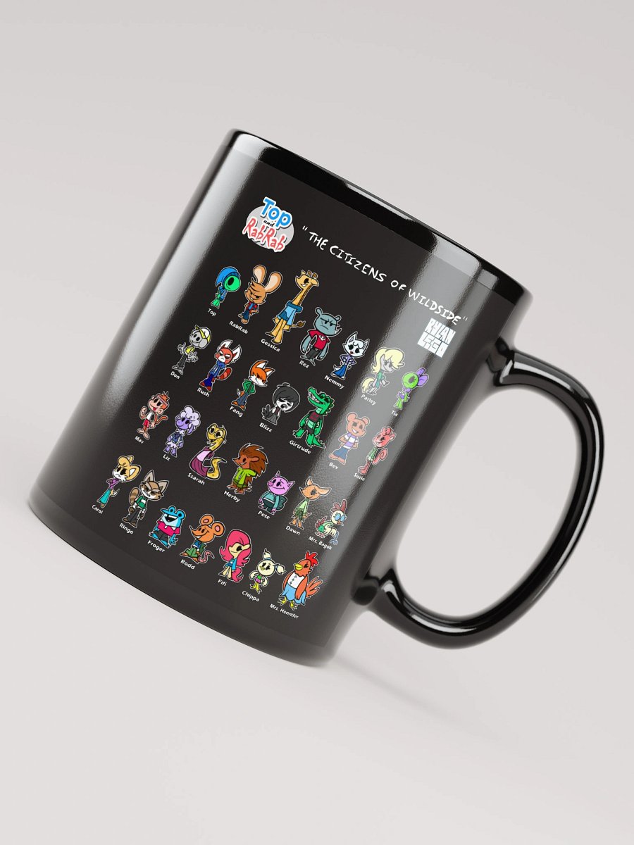 Top and RabRab Wildside Citizens Black Mug product image (3)