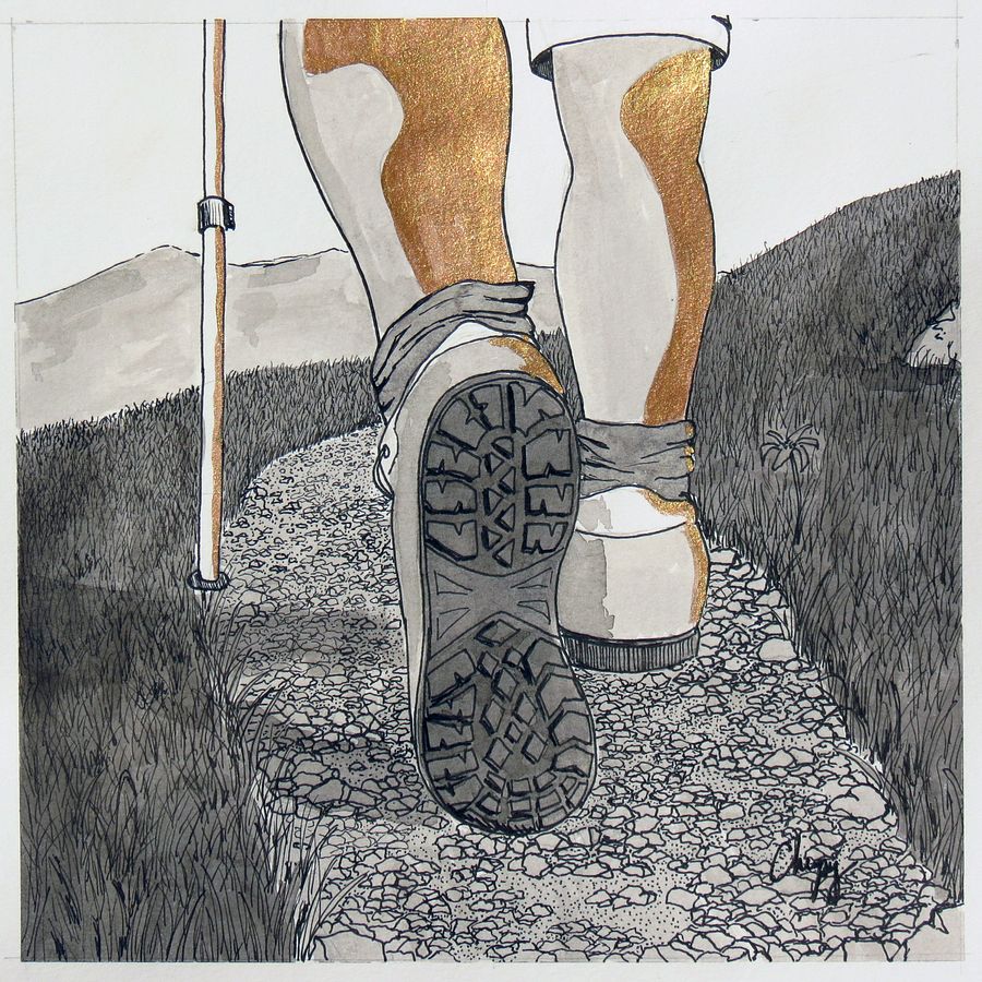 Hiking Trail - Original Drawing product image (2)
