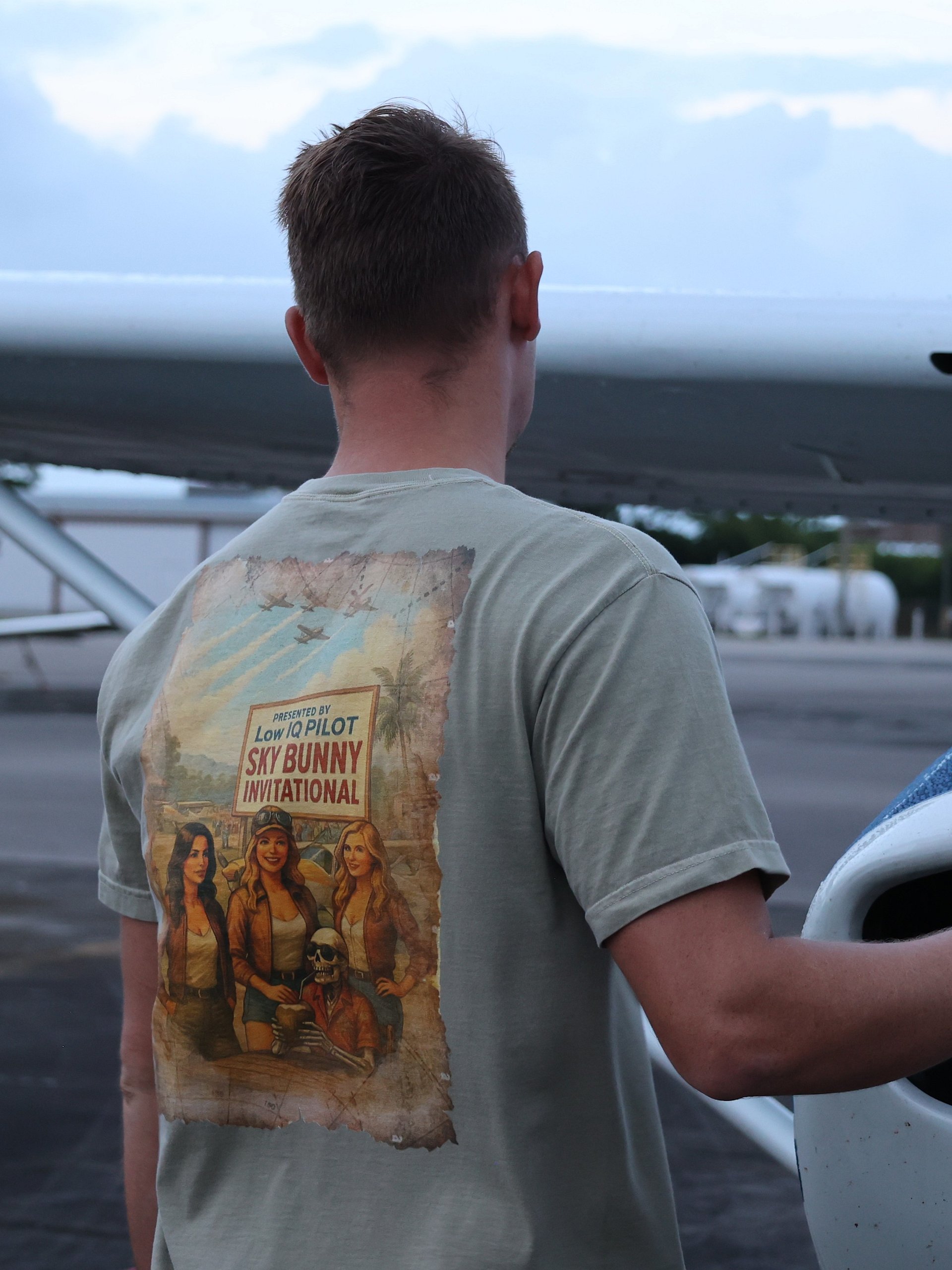 Sky Bunny Aviator T-Shirt product image (2)