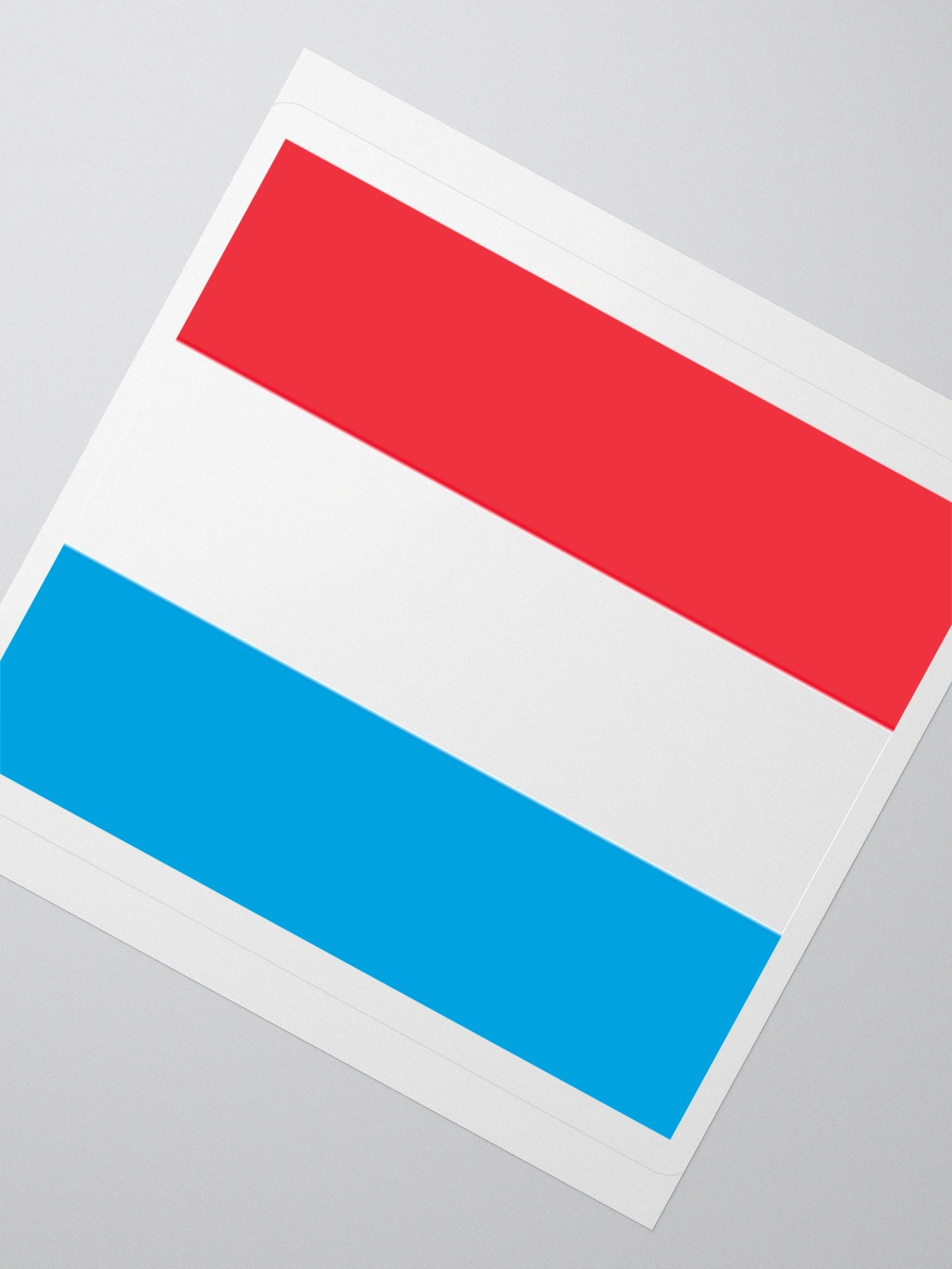 Luxembourg Flag Sticker | Red White Blue Design | Durable Vinyl | 3 Sizes product image (6)