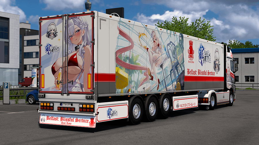 [ETS2] HMS Belfast (Blissful Service) - Azur Lane [Combo Skin] product image (6)