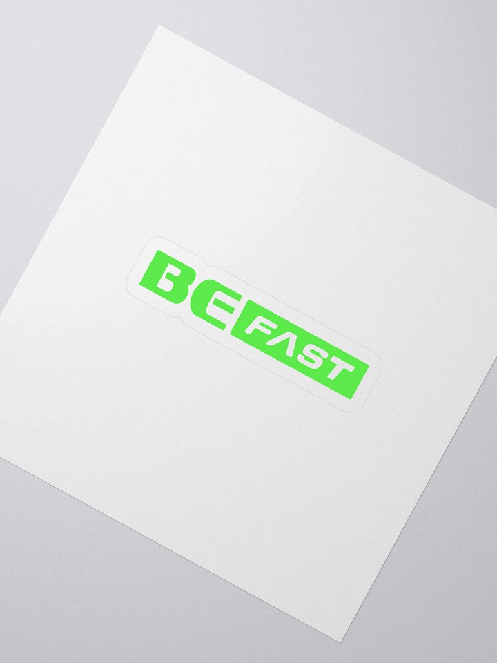 🟩 BEFAST Sticker – Green Edition product image (2)