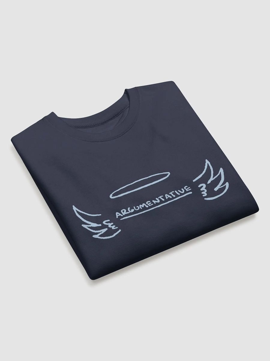 ANGELIC (light blue design) Printed Premium Cotton Crewneck product image (19)