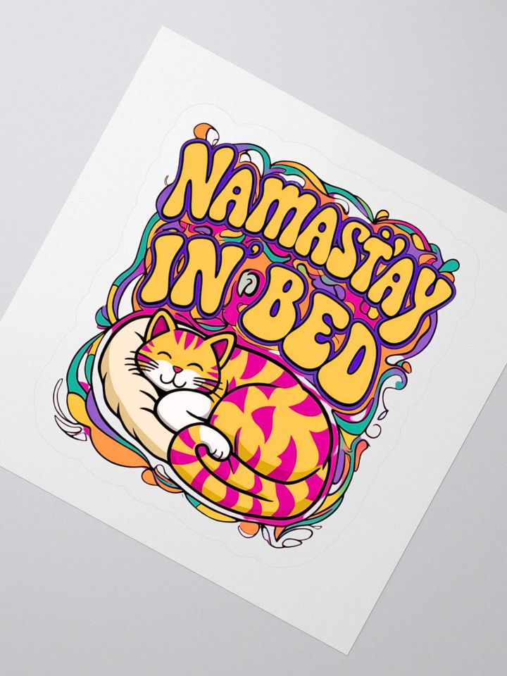 Namast'ay in Bed Sticker product image (4)