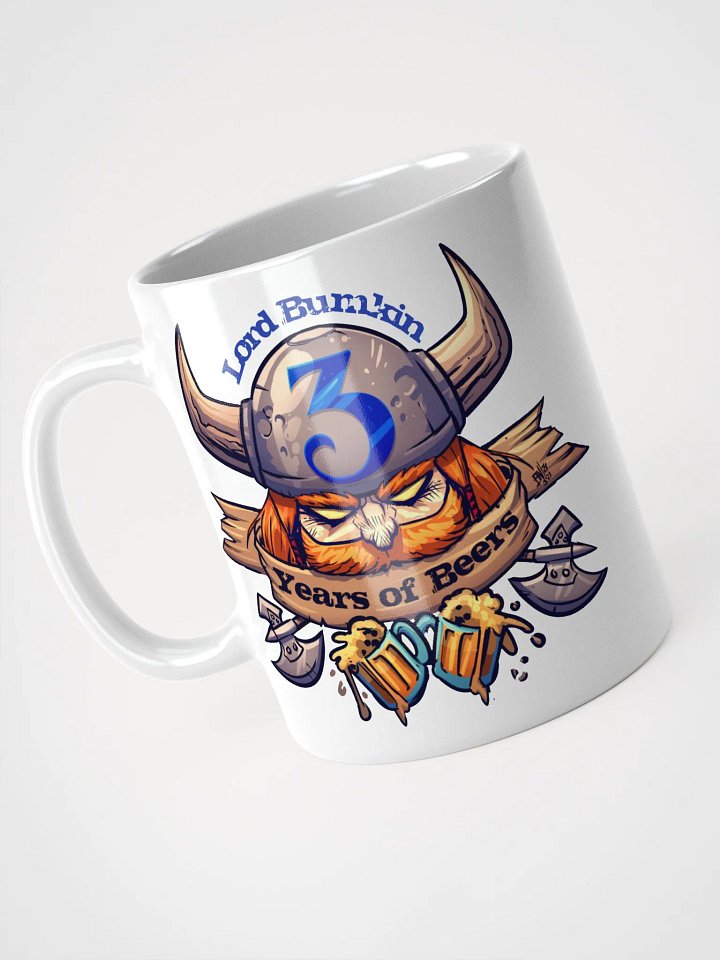 3 years affiliation white mug product image (1)
