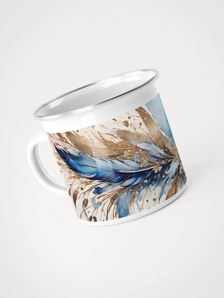 Gold Dust Feathers Enamel Mug product image (4)