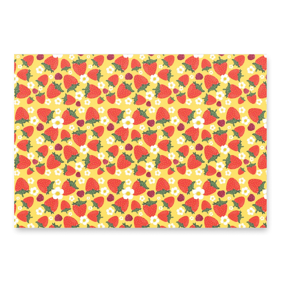 Strawberry Field and Blossom Wrapping Paper Set product image (2)