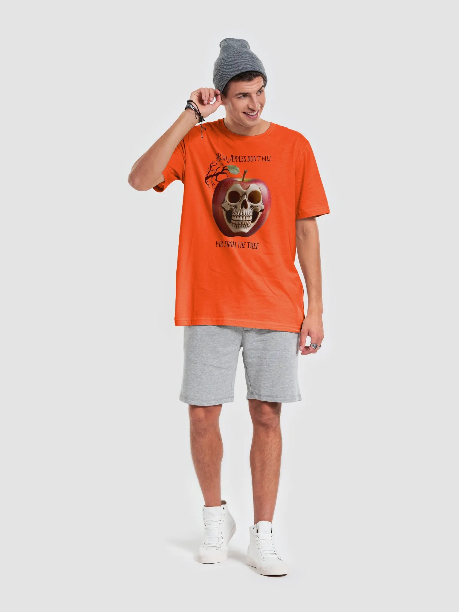 Skull-Apple Fusion Graphic Tee product image (4)