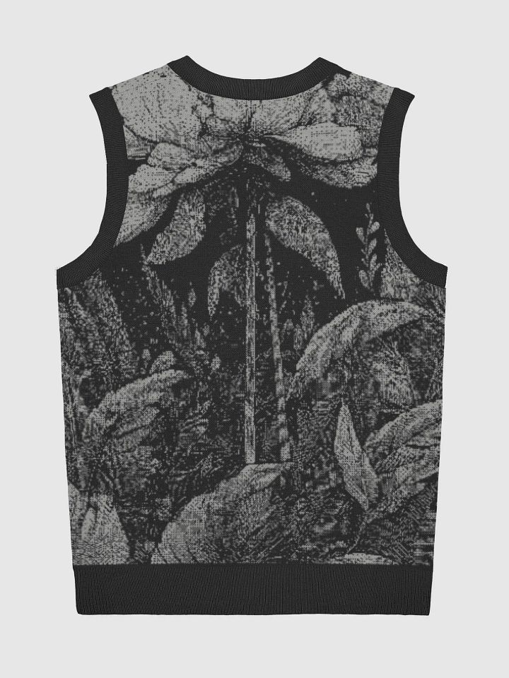 Noir Jungle Knitted V-Neck Vest product image (7)