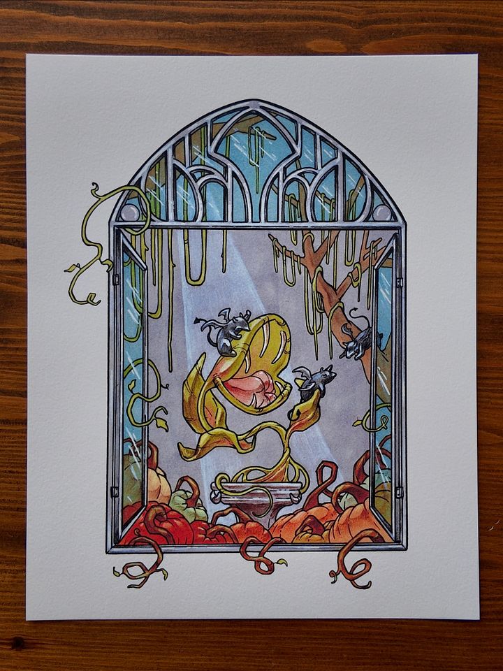Moonlit Conservatory Print product image (2)
