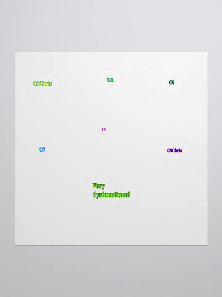 CS/very dysfunctional Meme Stickers 7PK product image (1)