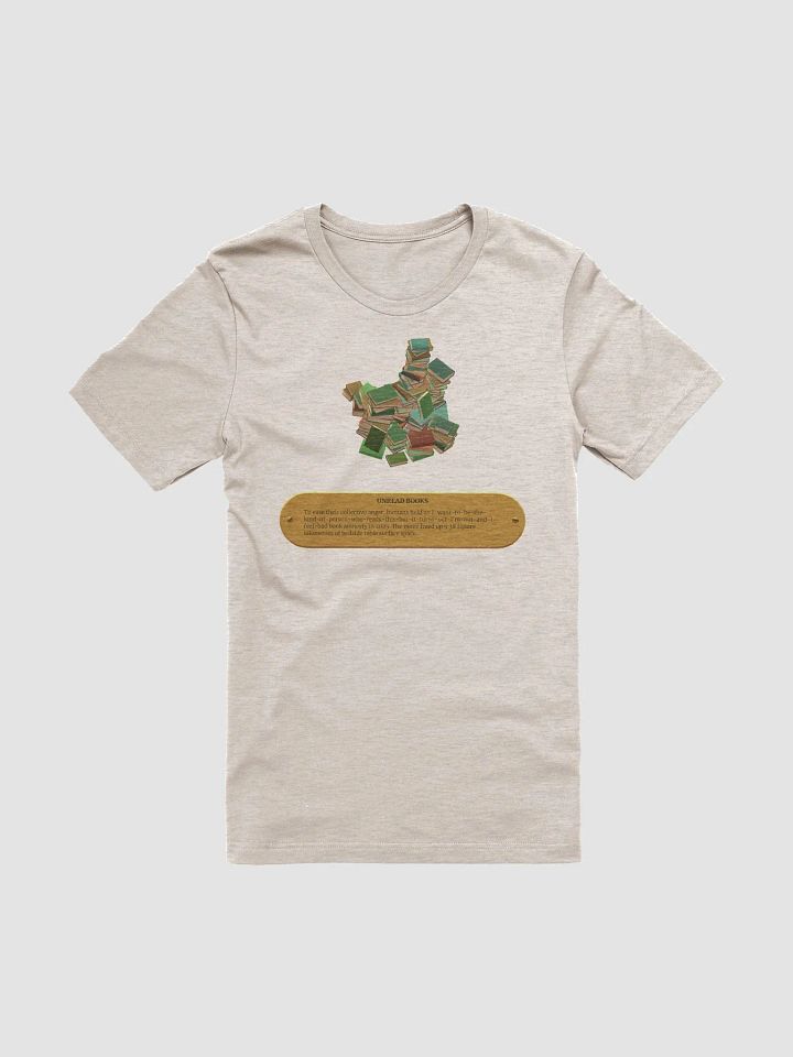 A Monster's Expedition T-Shirt - Pile of Unread Books Exhibit product image (1)